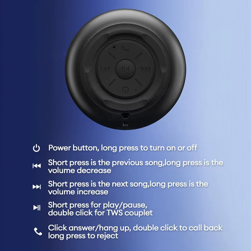 Choice K30 Portable Bluetooth Wireless Speaker Waterproof USB Outdoor Loudspeaker Music Surround Bass Box Speakers